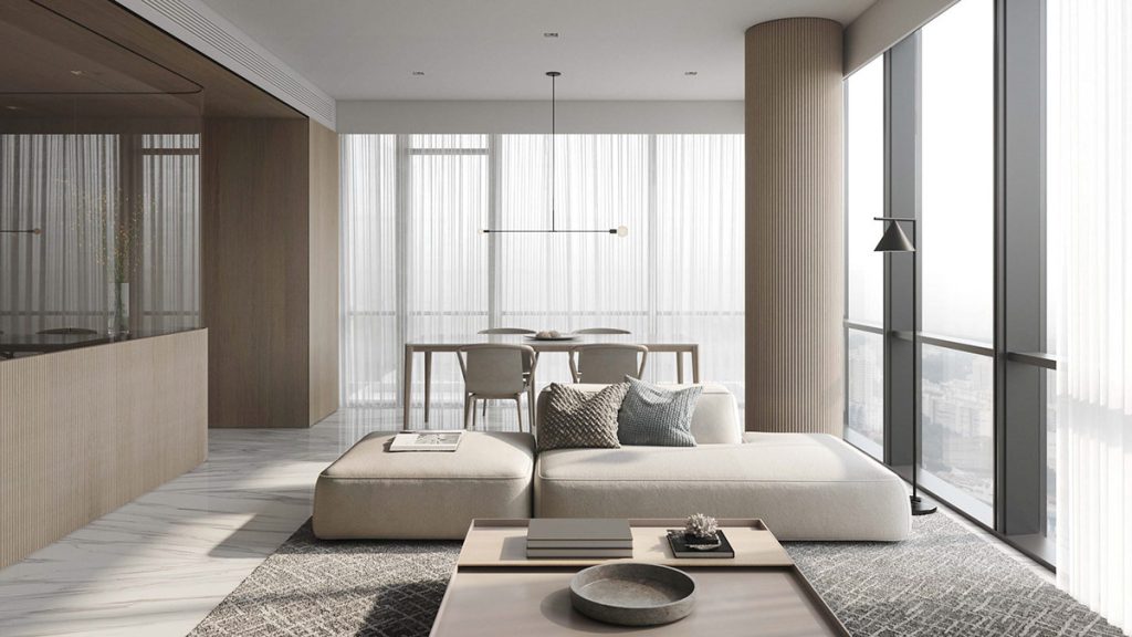 minimalism modern style design apartment