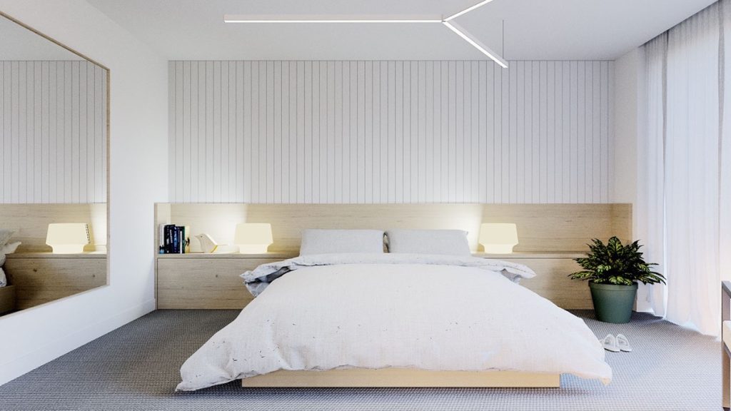 minimalism modern style - bedroom